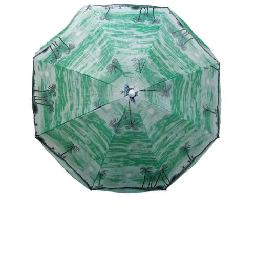 Strand Parasol 150 cm Palmboom groen                            